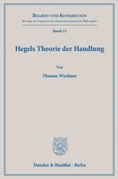Thomas Wiedmer | Hegels Theorie Der Handlung | Taschenbuch | Deutsch (2024)