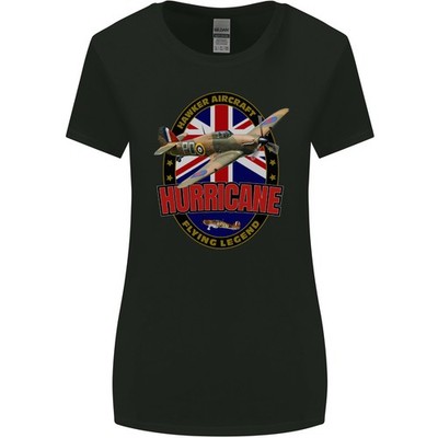Gildan Hawker Hurricane Flying Legend Damen T-Shirt Slim Fit Rundhals