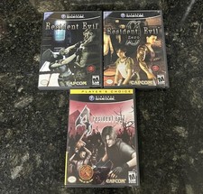 Resident Evil 4 RE Zero RE Remake Nintendo Gamecube Complete In Box Great Shape