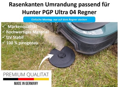 Rasenkanten Umrandung für Hunter PGP ULTRA 04 Versenkregner für Außen-Ecken