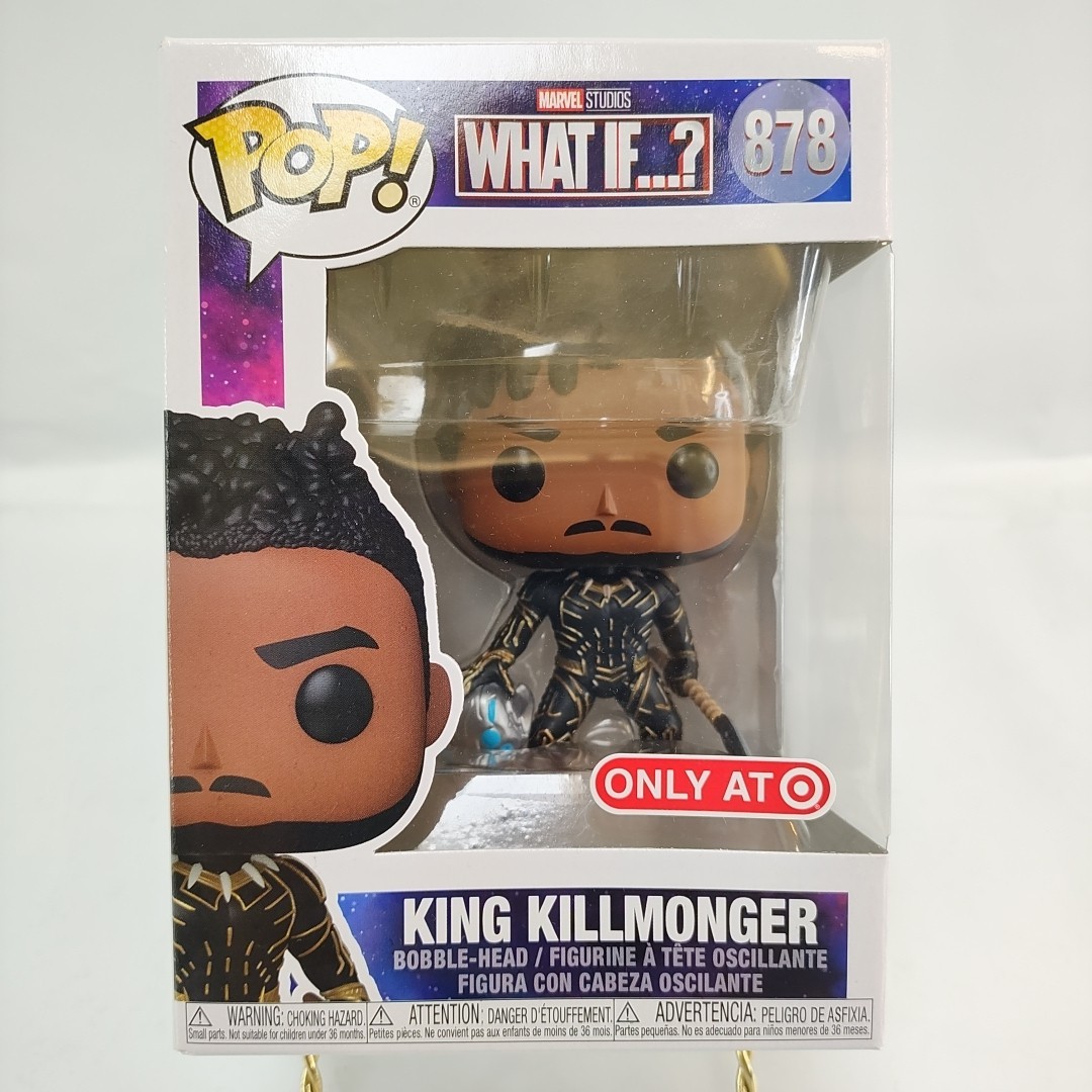 Funko Pop! Marvel What If...? King Killmonger Bobble-Head Vi