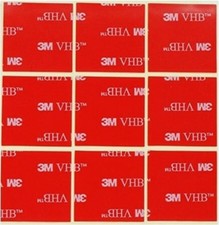 3M Sticky Pads Self Adhesive Heavy Duty Double Sided Mounting Tape Squares Stron