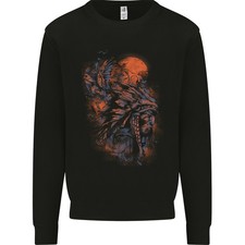 Indianer Kopfschmuck Apache Herren Sweatshirt Pullover