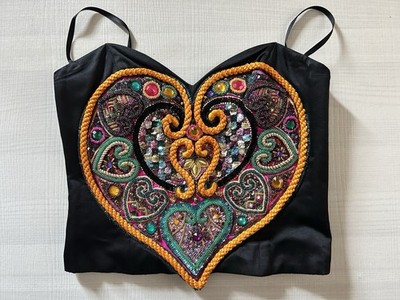 Vintage Korsett bestickt Ella Sing