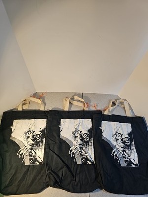 Vintage Tales From The Crypt Glow In The Dark Cotton Tote Halloween  Bag X3