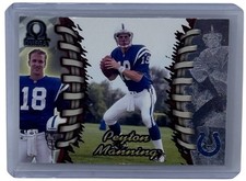 Peyton Manning 1998 Pacific Omega Football Rookie Card Indianapolis Colts RC 101. rookie card picture