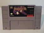 Final Fantasy III 3 Authentic (Super Nintendo SNES, 1994) Cart Only
