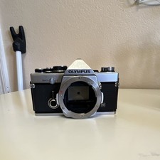 Olympus OM-2N 35mm SLR Film Camera Body Only - Silver/Black, OM System
