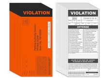 Larkmo 25-Pack Fake Parking Tickets Prank - Funny Gag Violation Novelty Gift