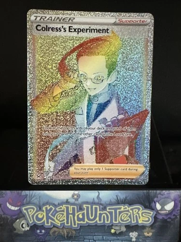 Pokemon Card Colress's Experiment 205/196 Sword & Shield Lost Origin NM