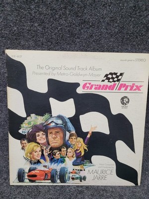 Vintage Grand Prix Soundtrack LP Maurice Jarre MGM Vinyl 60s Movie Racing F1 Alb