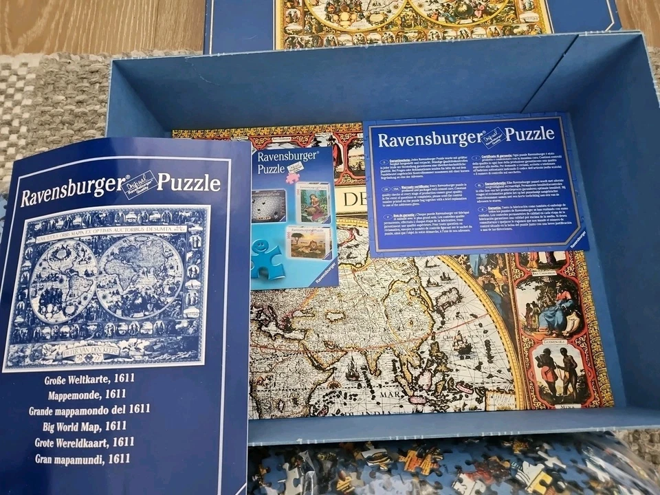 9000 Piece Jigsaw Puzzle Ravensburger Big World Map 1611 Rare Puzzle NEW - Image 4 of 4