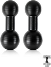 2Pcs 20Mm to 17Mm Ball Mount Arm, Aluminum Alloy Ball Mount Solutions Adapter...
