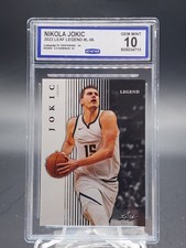 NIKOLA JOKIC 2023 LEAF LEGEND #L-06 NUGGETS CCG 10 Q5677