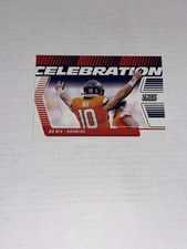 Denver Broncos Bo Nix 2025 Panini Score Football Celebration Insert Card