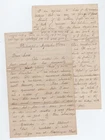 CIVIL WAR LETTER - 7the Wisconsin Vols IRON BRIGADE Abe Lincoln Election & More!