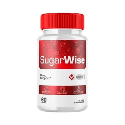 Sugarwise Blood Support Capsules, Sugar Wise Blood Health Pills - 60 Capsules