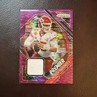 2025 Panini Prizm Patrick Mahomes II Premier Jersey Patch Purple Pulsar Prizm KC