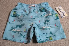 Wippette Boy Size 18M Multicolor Polyester UPF50 UV Protection Swimming Shorts24