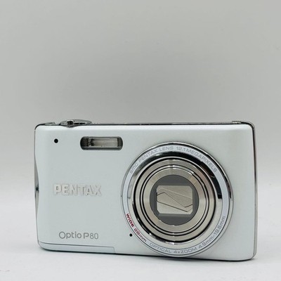 ペンタックス PENTAX オプティオ Optio P80 PENTAX Optio P80 White Compact Digital Camera Tested Working
