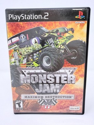 Monster Jam: Maximum Destruction (Sony PlayStation 2, 2002) TESTED & WORKS