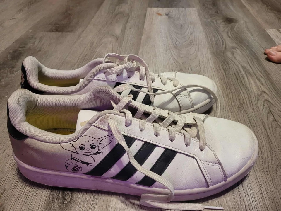 Size 13 - adidas Star Wars x Grand Court Baby Yoda - Image 3 of 4