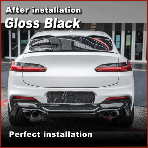 Alerón trasero alerón trasero maletero negro brillo se adapta a BMW X4 G02 2017-2025 - Imagen 2 de 9