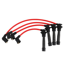 leads spark plug ignition For Mazda MX5 1.6 1.8 mk1 & mk2 89-05 HT red SHIP
