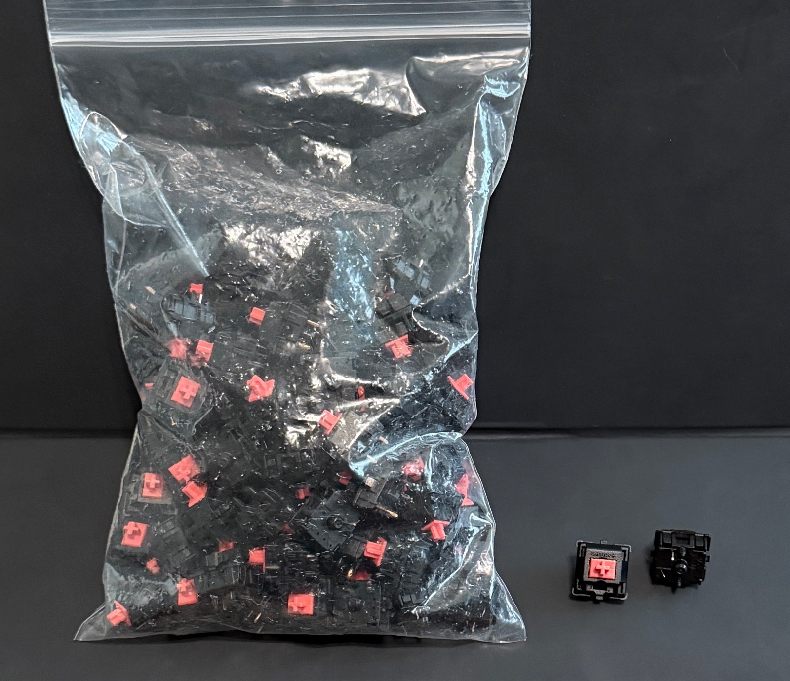 Cherry MX Silent Red PCB Mount Switches Approx 100 Linear Ke