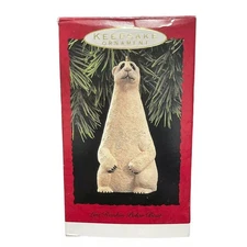 1992 Hallmark Lou Rankin Polar Bear Keepsake Christmas Ornament