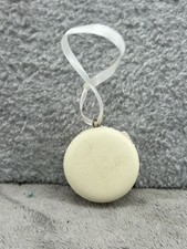 One Pastel Glitter Macaron Christmas Tree Ornament Pastry Dessert Candy Decor