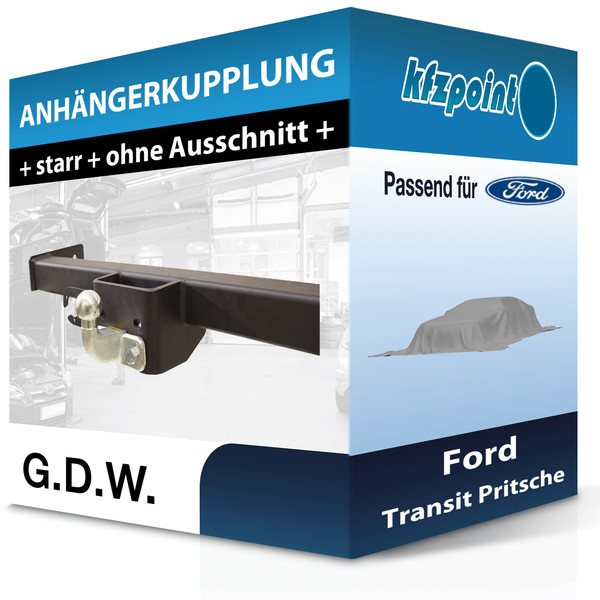 für Ford Transit Pritsche 08.2013-05.2016 G.D.W. AnhäNgerkupplung Starr Neu-image