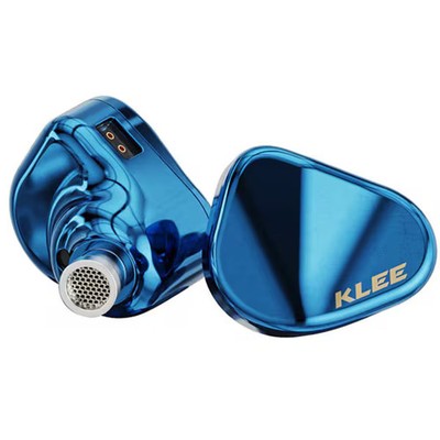 iBasso Jr. KLEE In-Ear Monitor Earphones Blue IBJR-KLEE-BL Detachable Cable TI