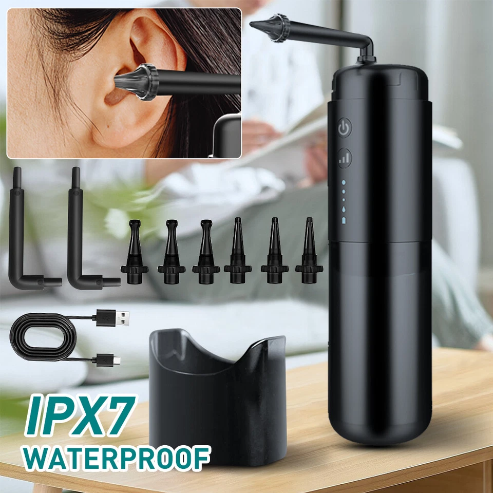 Ear Wax Removal Tool Water Powered Wush Ear Cleaner Electric Ear Cleaning Kits - image 2 of 4