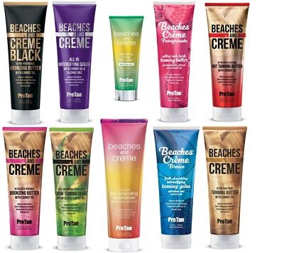 PRO TAN BEACHES & CREME COLLECTION Pro Tan Strände & Creme Sonnenliege Bräunungslotion Creme + kostenlose Brille
