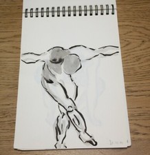 Carnet de croquis, esquisses au crayon ou à l'encre