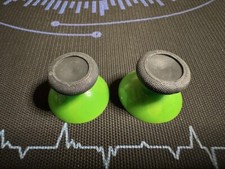 NEW Microsoft Xbox One S 1537 1697 1708 GREY ON GREEN Joysticks Thumbsticks 2335