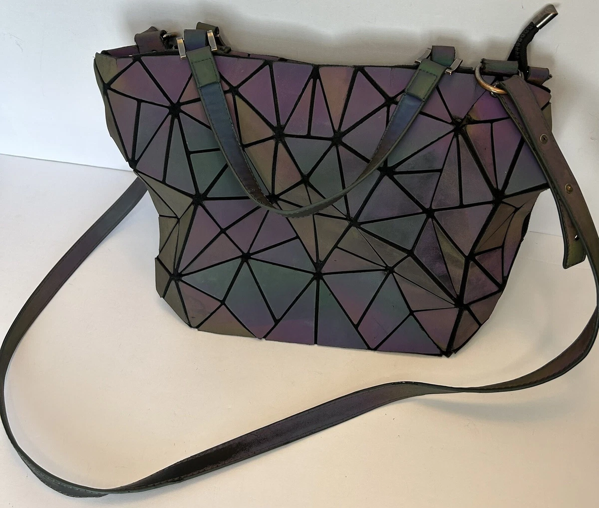 I-Fashion - Geometric Luminous Tote Handbag/Purse