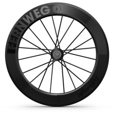 Lightweight Fernweg 80 Carbon Tubular Rear Wheel +new Vittoria Corsa tub