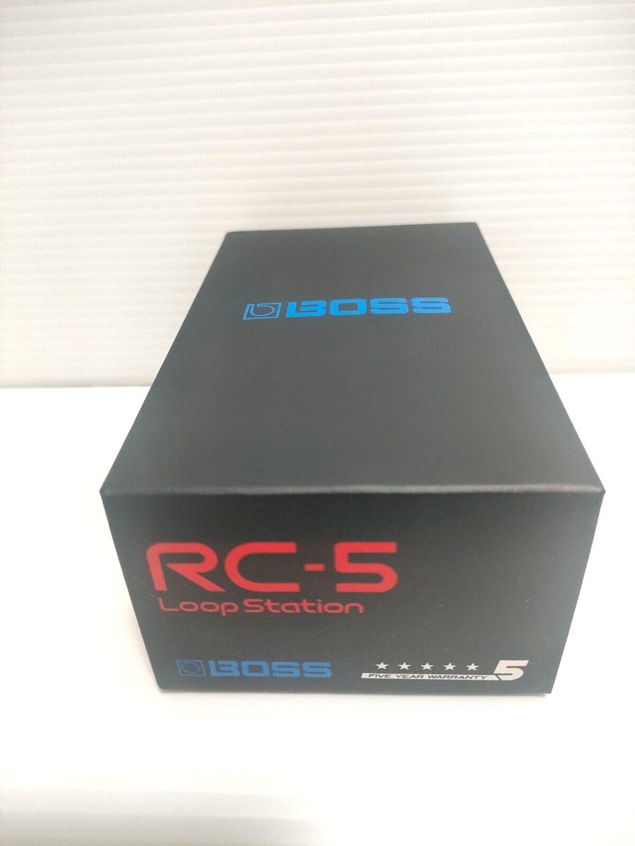 Boss RC-5 Loop Station Guitar Effects Pedal Red 73mm × 129mm Boss RC-5 Loop Station Guitar Effects Pedal Red 73mm × 129mm