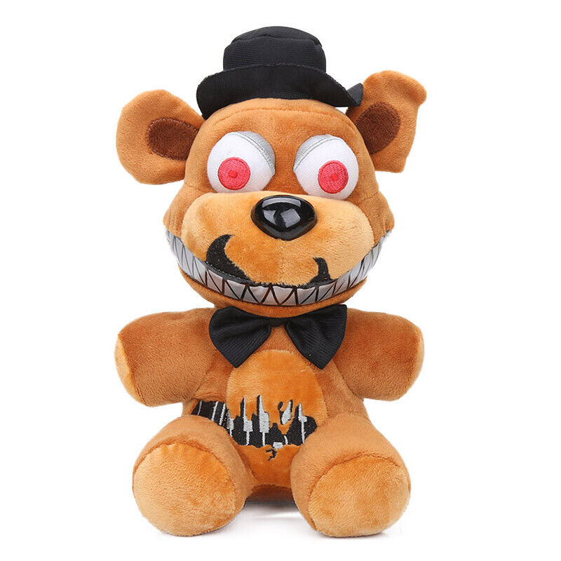 18cm plush FNAF Bear Golden Freddy Nightmare Fredbear Foxy Chica