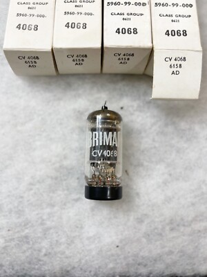 オーディオ機器 NOS 真空管 2pcs ペア CV 4068 6158 高品質 12BH7