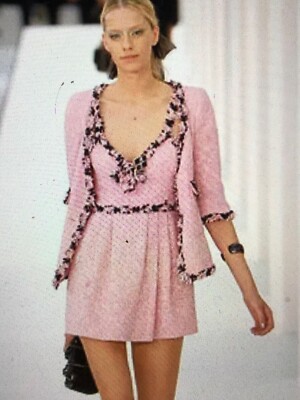 Fashion Show Abiti Chanel Vintage CHANEL Vintage 07P TWEED White