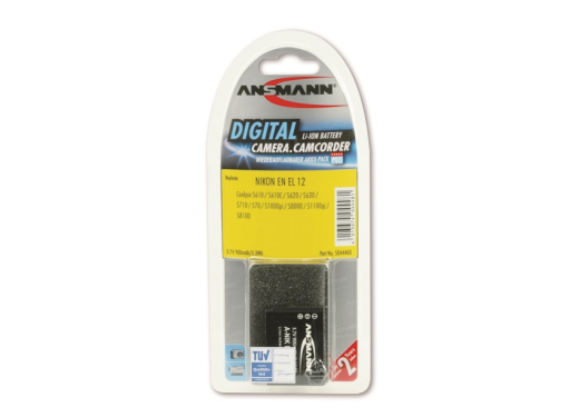 Ansmann Replacement Li-ion Battery for Nikon EN-EL12
