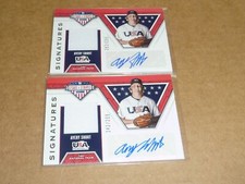 2019 Panini USA STARS STRIPES AVERY SHORT AUTOGRAPH/AUTO LOT OF 2 JERSEY B6518