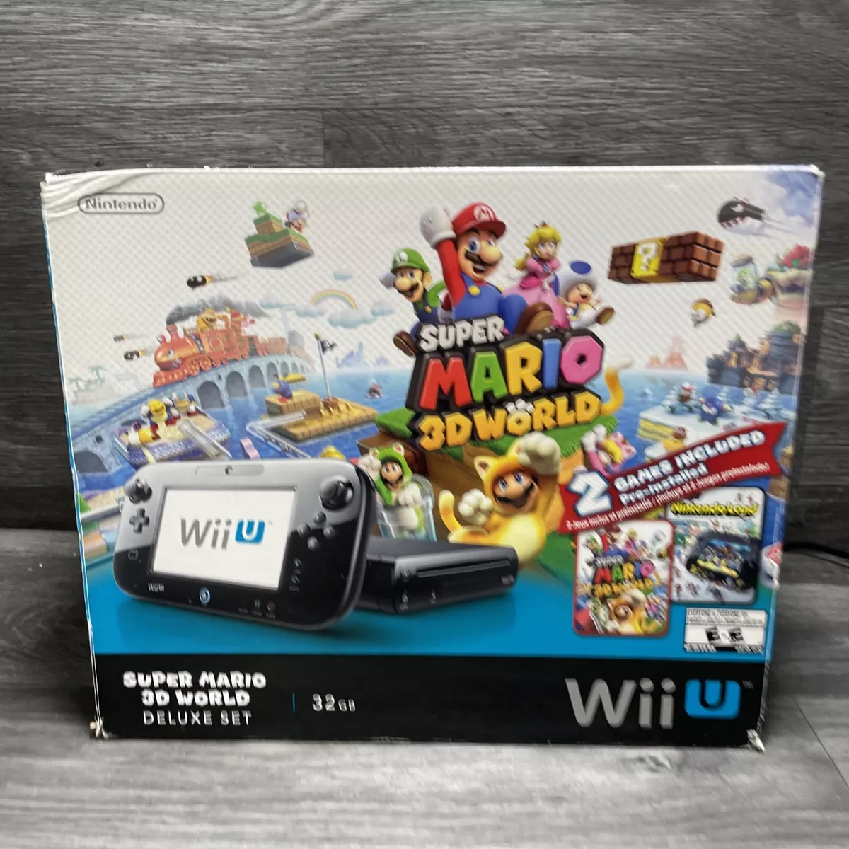 Nintendo Wii U Deluxe Set: Super Mario 3D World and Nintendo Land - video  gaming - by owner - electronics media sale 