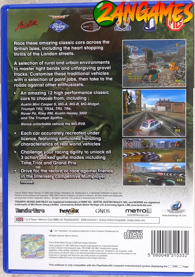 Classic British Motor Racing (Playstation 2) - Image 2 of 4