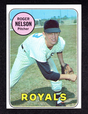1969 Topps #279 Roger Nelson Kansas City Royals Baseball Card EX+