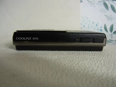 Nikon COOLPIX S70 12.1MP 5x Optical CCD Vintage Digital Camera 100