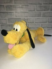 DISNEY STORE AUTHENTIC PLUTO PLUSH STUFFED ANIMAL MICKEY MOUSE DOG PLUTO TOY 15"